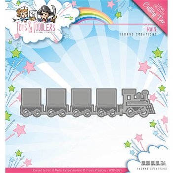 Yvonne Creations Die Tots & Toddlers - Train YCD10091 - 0