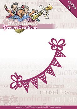 Yvonne Creations Die Celebrations - Bunting YCD10049 - 0