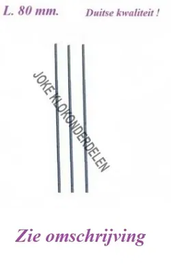 = Tamponstaal = 3 stuks =417022
