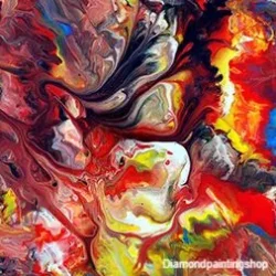 FULL diamond painting abstract 3 (SQUARE)