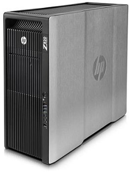 HP Z820 Workstation 2x Intel Xeon 12C E5-2697 V2 2.70Ghz, 64GB 8x8GB, 250GB SSD + 4TB HDD SATA, D - 2