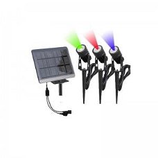 Solar tuinspots RGB set van 3 stuks