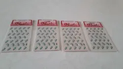 4 velletjes nagelstickers