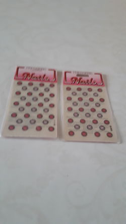 2 velletjes nagelstickers