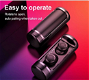 OVEVO Q63 TWS Bluetooth 5.0 Earbuds About 6 Hours - 1 - Thumbnail