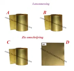 = Latoenmessing = nieuw =42142