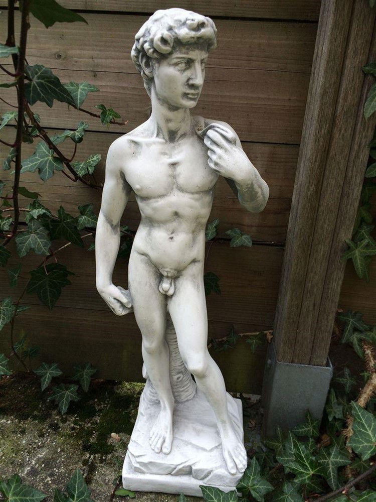 Beeld vol steen van de bijbelse figuur David - Afbeelding 5