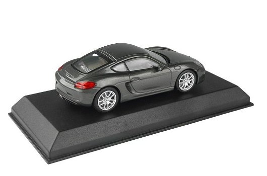 1:43 Norev Porsche Cayman metallic Achatgrijs - 1