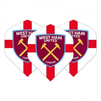Voetbal dart flight Westham United Footbal special edition 75 micron - 1