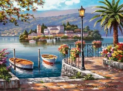 FULL diamond painting seaside (SQUARE) GERESERVEERD