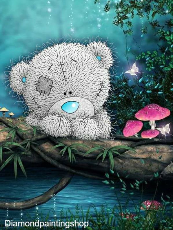 FULL diamond painting bear (SQUARE) - nr. 1