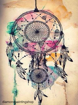 FULL diamond painting dreamcatcher 1 (SQUARE)