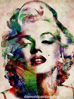 FULL diamond painting Marilyn Monroe (SQUARE) GERESERVEERD