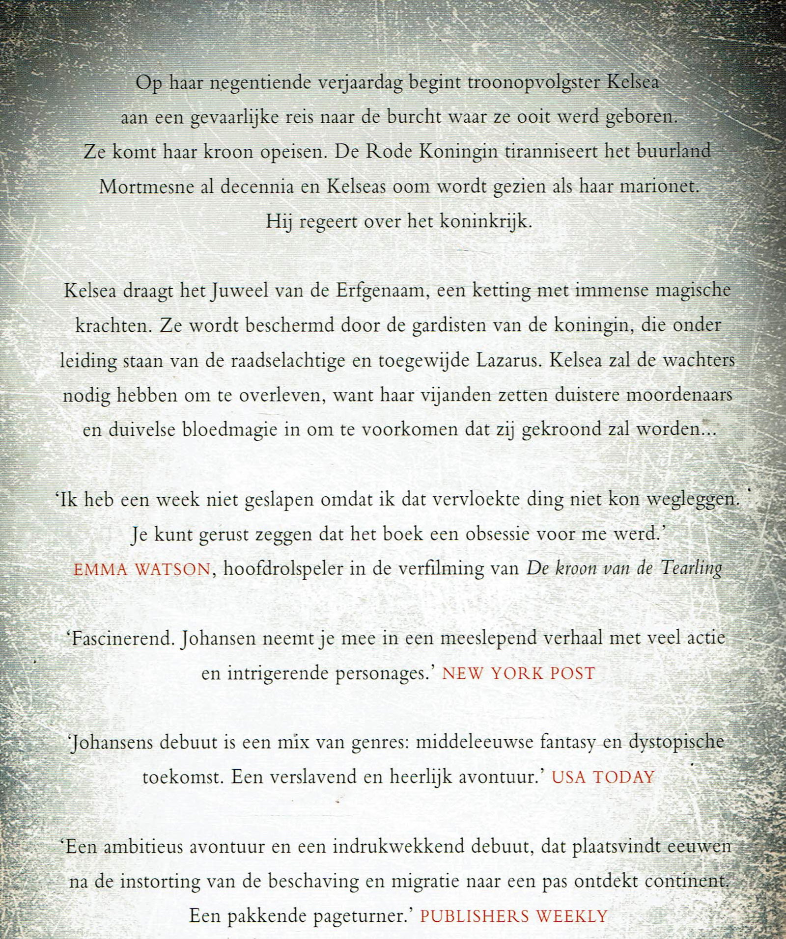 VERKOCHT Erika Johansen = De kroon van de Tearling - Afbeelding 2