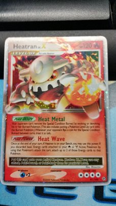  Heatran LV.X  97/100 Ultra Rare Diamond & Pearl: Stormfront nm