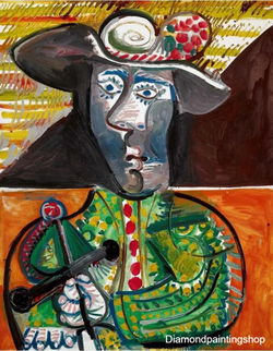 FULL diamond painting Picasso matador (SQUARE)