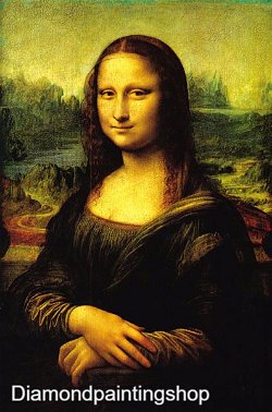 FULL diamond painting da Vinci Mona Lisa (SQUARE)