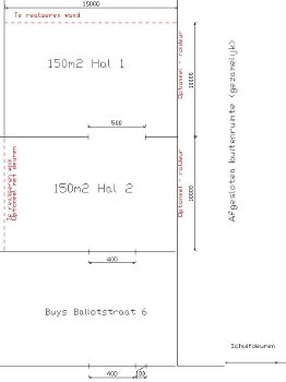 TE HUUR 2x 150m² bedrijfsruimte bedrijfshal magazijnruimte Lichtenvoorde - 1