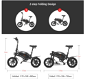 KUGOO Kirin B2 Folding Moped Electric Bike E-Scooter with Pedals 400W Brushless - 5 - Thumbnail
