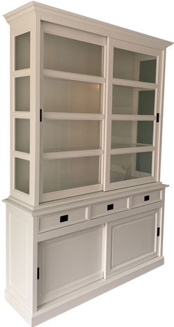 Buffetkast wit Montfoort XL 160 x 50/40 x 240cm