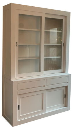 Buffetkast XL wit design soft close 160 x 50/40 x 240cm