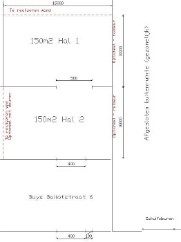 TE HUUR 2x 150m² of 1x 300m² bedrijfsruimte bedrijfshal magazijnruimte Lichtenvoorde - 1