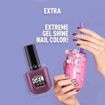 GOLDEN ROSE Extreme Gel Shine Nail Color, nude roze nagellak 20 - 3