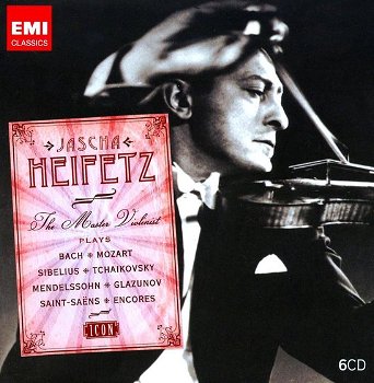 Jascha Heifetz ‎– Icon The Master Violinist (6 CD) Nieuw/Gesealed - 0