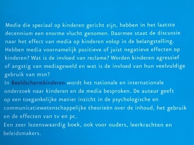 Beeldschermkinderen - Patti Valkenburg - Afbeelding 2