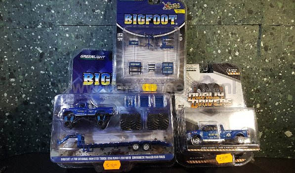 Bigfoot set 1:64 Greenlight - 0