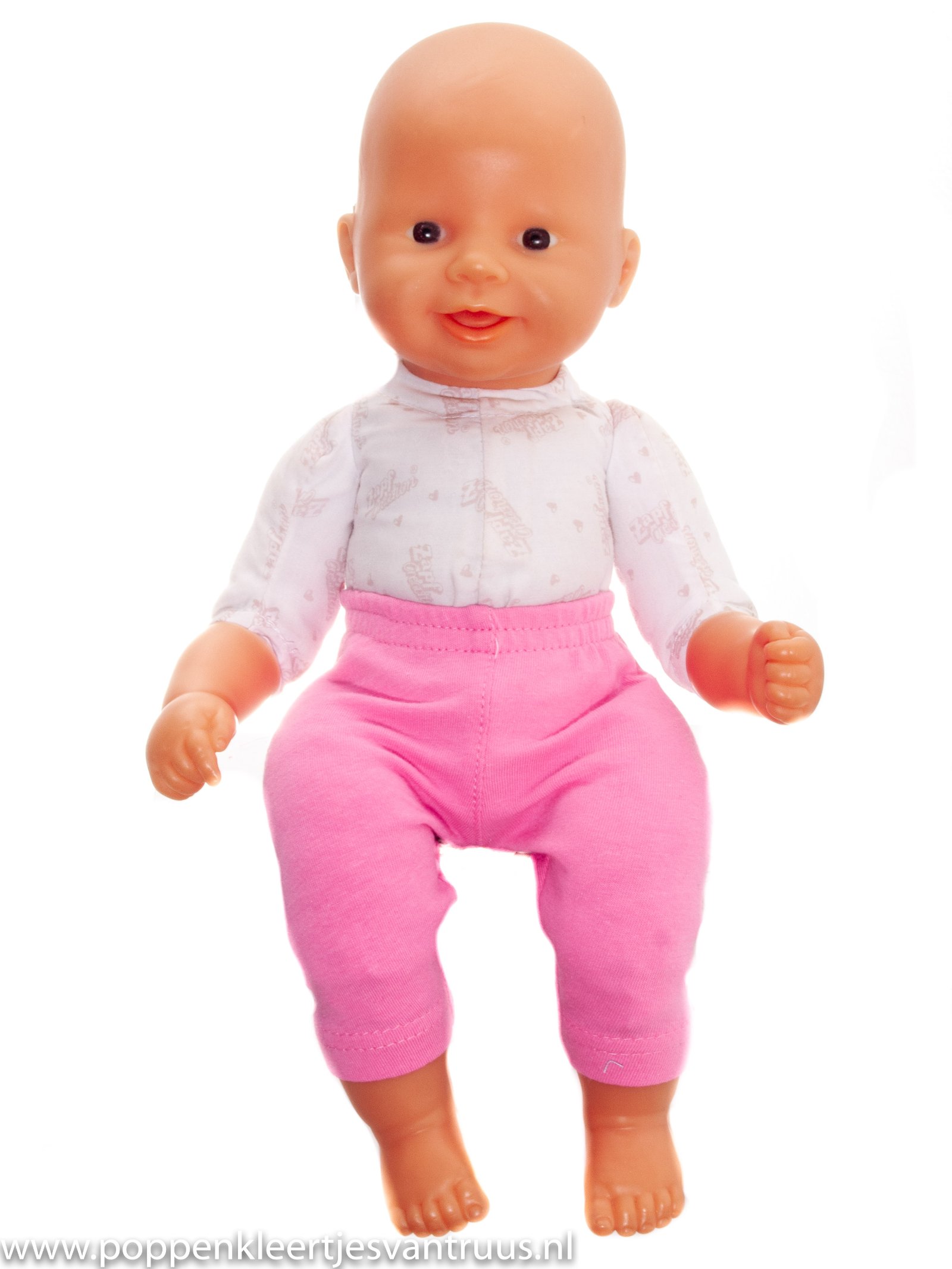 Chou Chou 36 cm 3 dlg. Overgooiersetje bloem/vlinders - Afbeelding 5