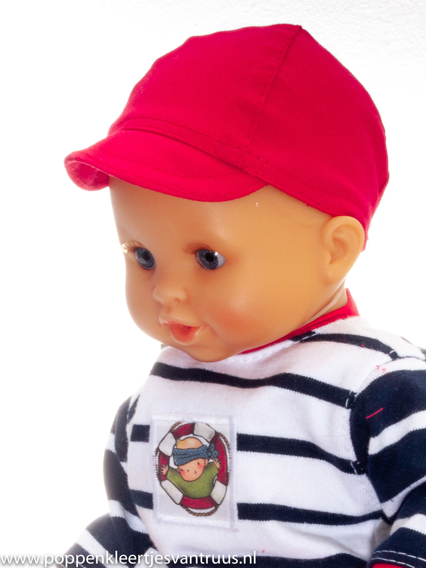 Corolle 30 cm Jongenssetje rood/wit/blauw 3 dlg. - Afbeelding 3