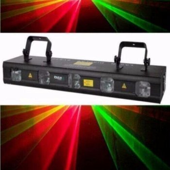 5-lens rgbgp laser met dmx 560mwatt (1167-b) - 0