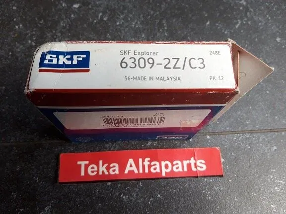 SKF 6309-2Z/C3 Groefkogellager 45x100x25mm - Afbeelding 4
