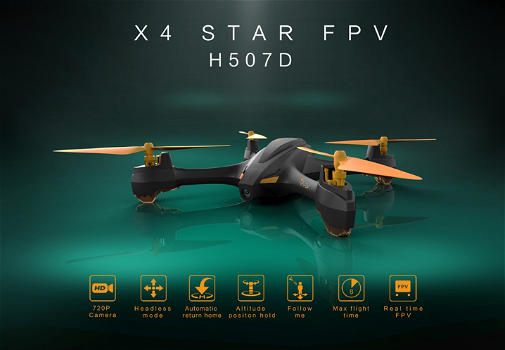 Hubsan H507D X4 STAR 5.8G FPV GPS RC Quadcopter With HD 720P - 6