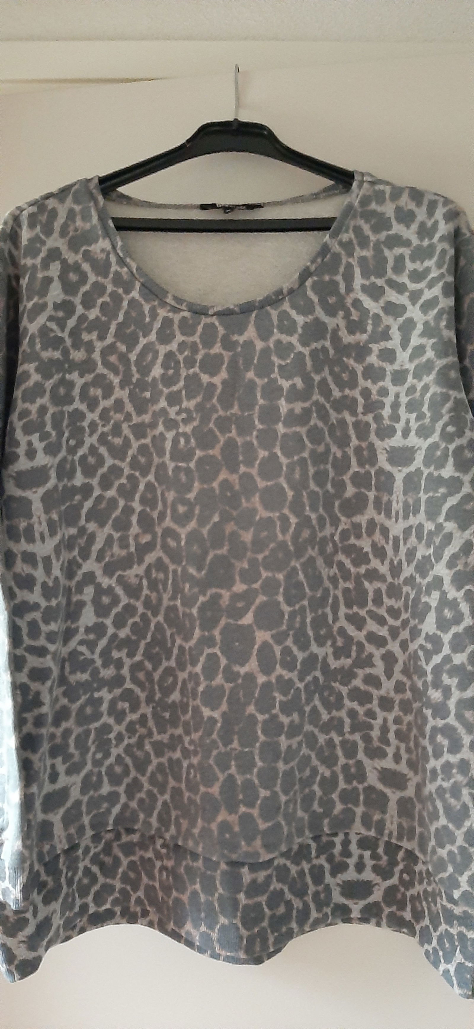 Luipaardprint sweater XL - Afbeelding 3