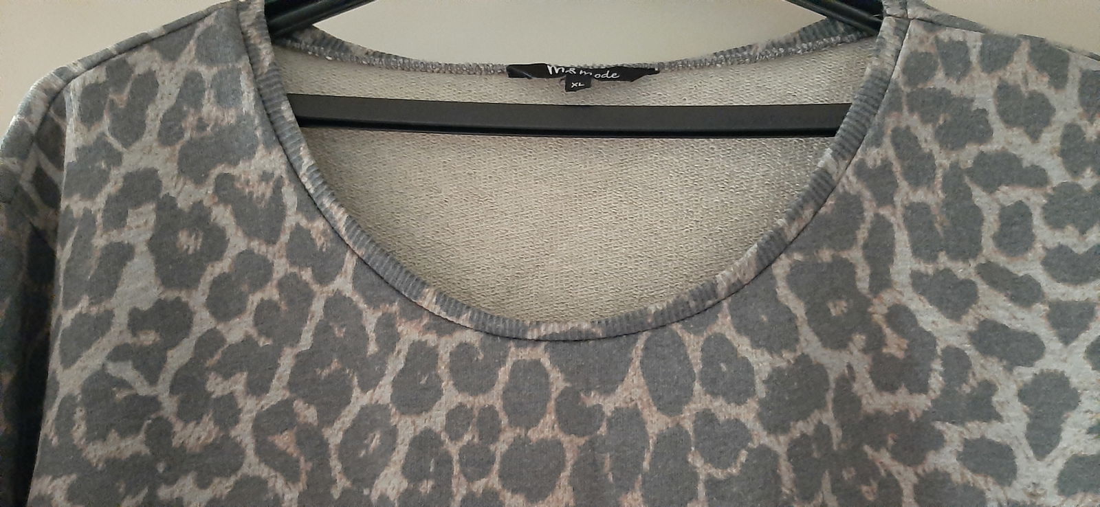 Luipaardprint sweater XL - Afbeelding 4