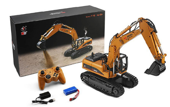 Wltoys 16800 2.4G 8CH 1/16 RC Excavator with Light Sound Function - 6