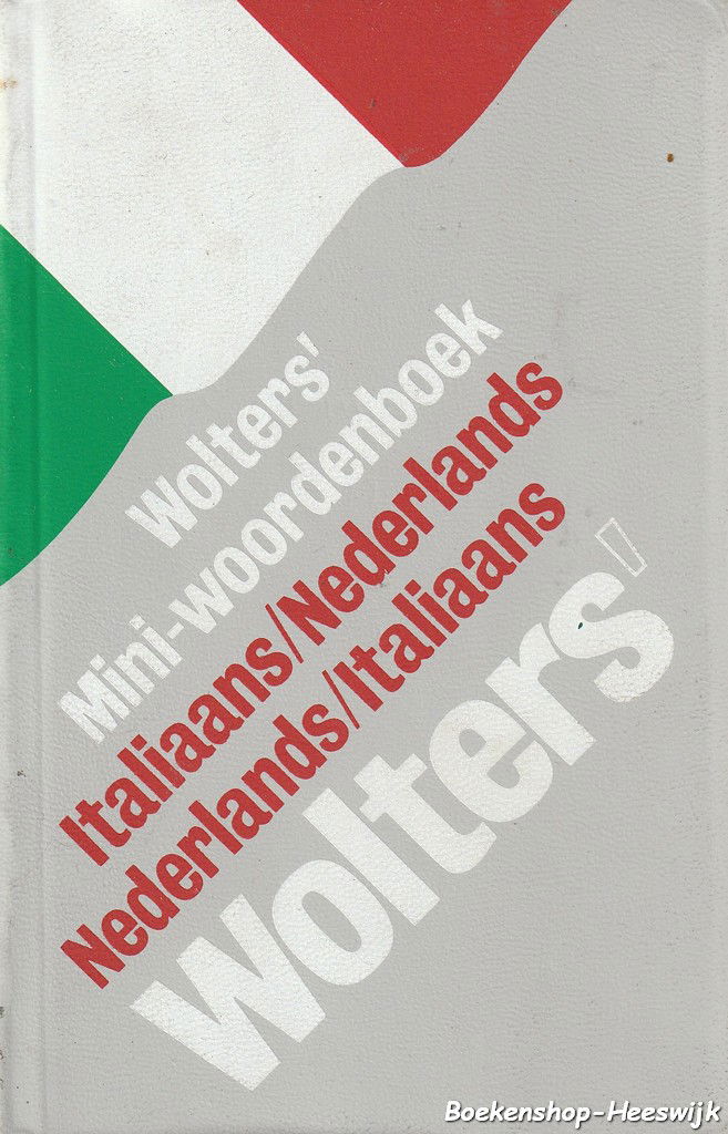 Red. - Wolters mini-woordenb. italiaans-ned ned.ital. - nr. 1