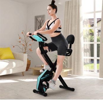 Merax Foldable Cycling Exercise Bike with LCD Screen - 1