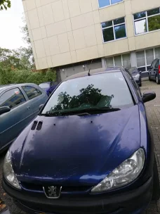 Peugeot 206 donkerblauw 5 deur