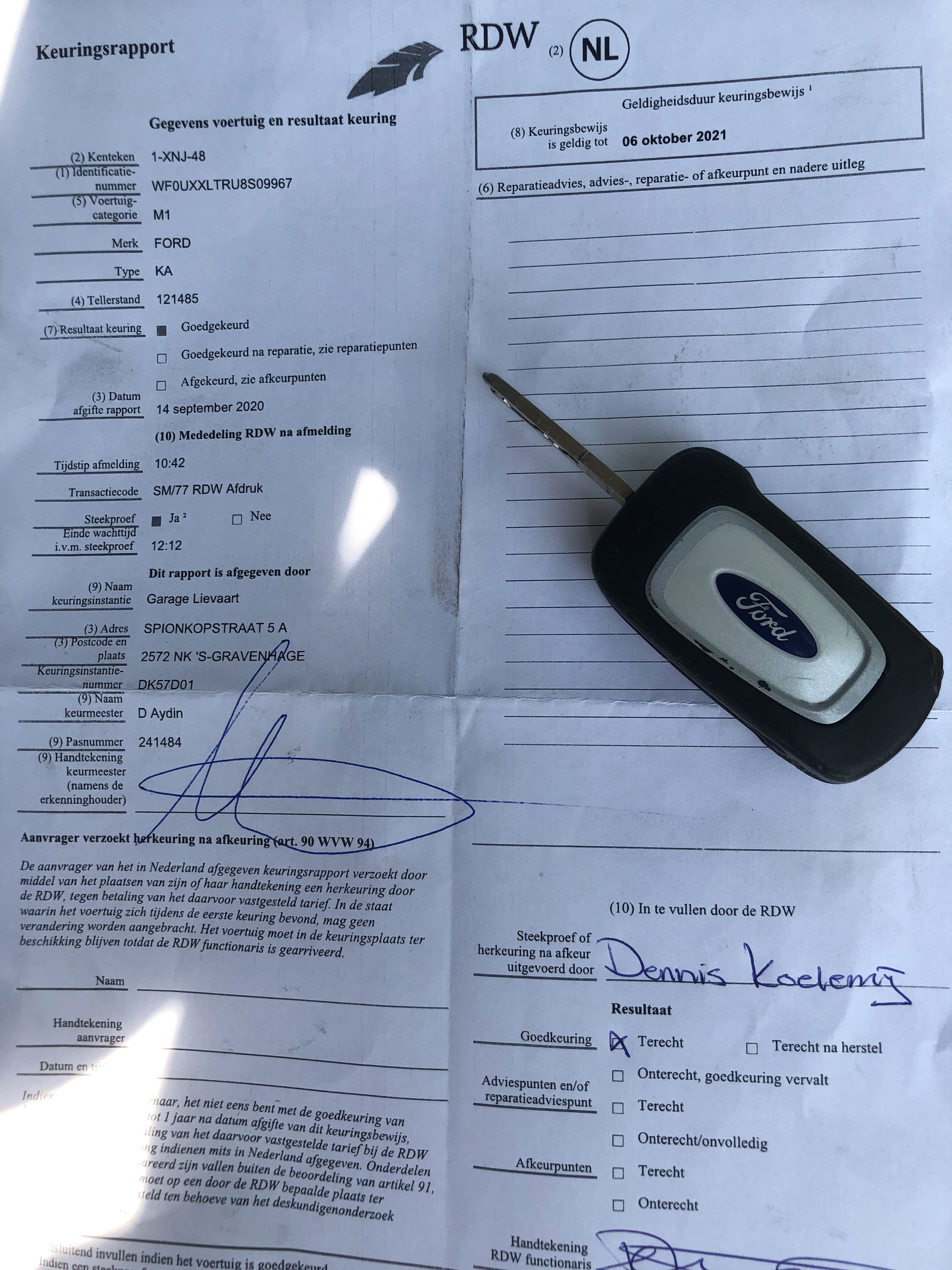 Ford Ka 1.2 TITANIUM 92DKM BJ 2009 ( APK: 06/10/2021 ) - Afbeelding 8
