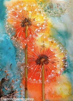 FULL diamond painting dandelion XL (SQUARE) - 0