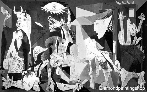 FULL diamond painting Picasso Guernica XXXL (SQUARE) - 0