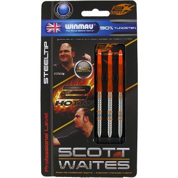 Dartpijlen Winmau Scot Waites 90% tungsten orange - 0