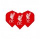 Voetbal dart flight Liverpool Footbal Club 75 micron - 1 - Thumbnail