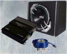 Subwoofer Excalibur set BMX-1 met versterker,