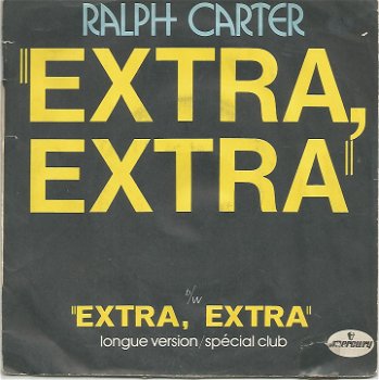 Ralph Carter ‎– Extra, Extra (1975) - 0