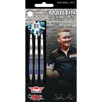 Bulls steeltip darts Martin Schindler The wall 80% tungsten PCT blue - 0