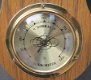 Klass.Banjo Baro-/hygro-/ thermometer,eiken,nst.,55 cm,zgan - 4 - Thumbnail